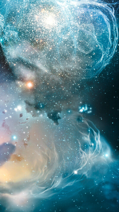 Nebula clouds iPhone 5s wallpaper