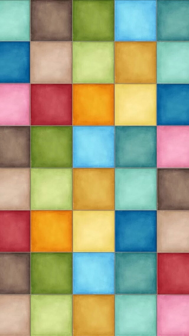 Colored plaid background iPhone 5s wallpaper