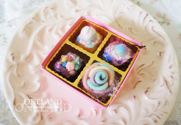 #oneland羊毛毡蛋糕季#为了纪念今年的cake,今年的自己， 些许华丽，些许glamorous，些许lady，些许的可爱， 这或许就是如今的我的styl