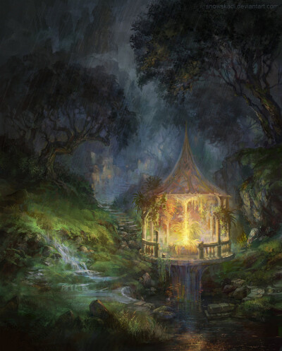 Gazebo by ~SnowSkadi on deviantART