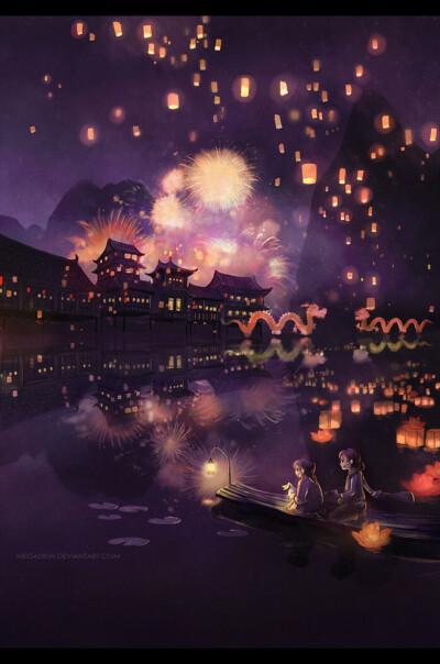 lantern festival . by ~megatruh on deviantART