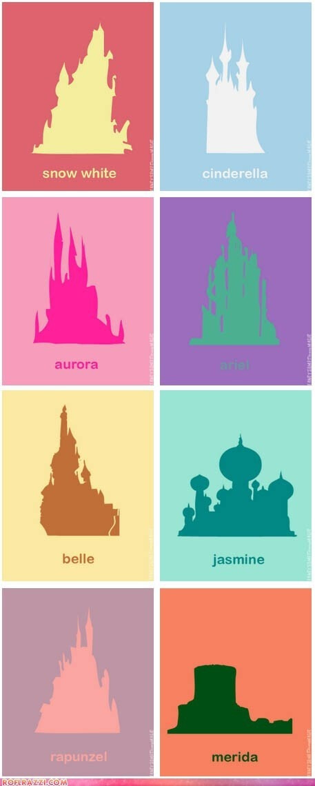 Castles of Disney Princesses