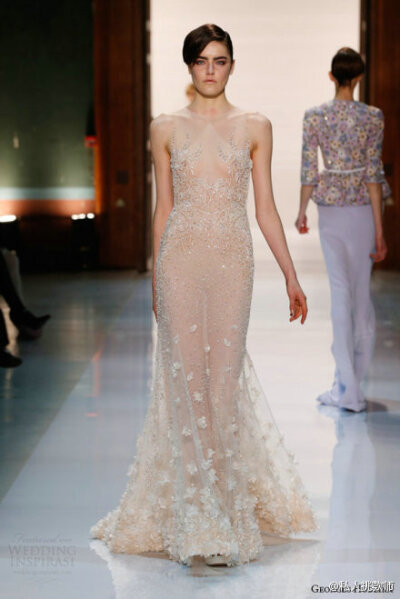 Georges Hobeika 2014 柔和馬卡龍色婚紗禮服系列