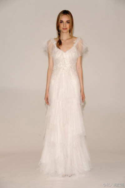 Marchesa 2014秋冬婚纱系列。