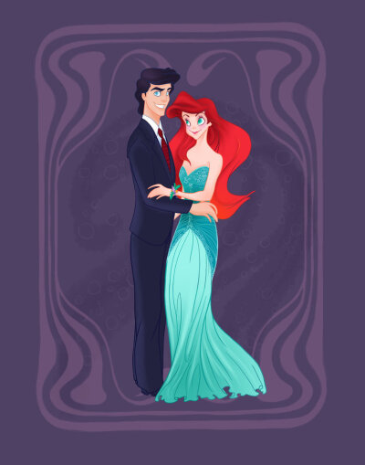 Disney Prom- The Little Mermaid by spicysteweddemon