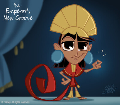 50 Chibis Disney : Kuzco by princekido