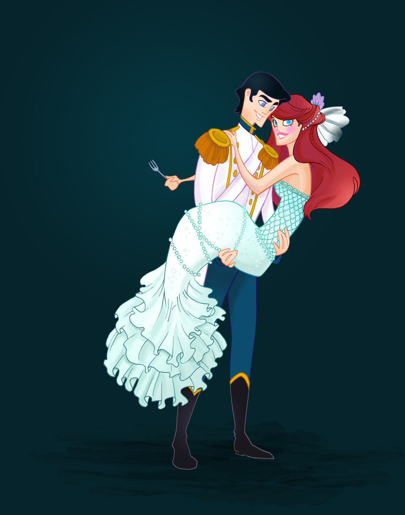 Disney Wedding: Little Mermaid by spicysteweddemon