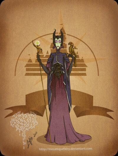 Disney steampunk: Maleficent by MecaniqueFairy