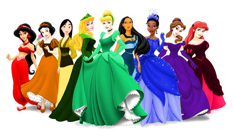 disney princesses are rainbow by almister12