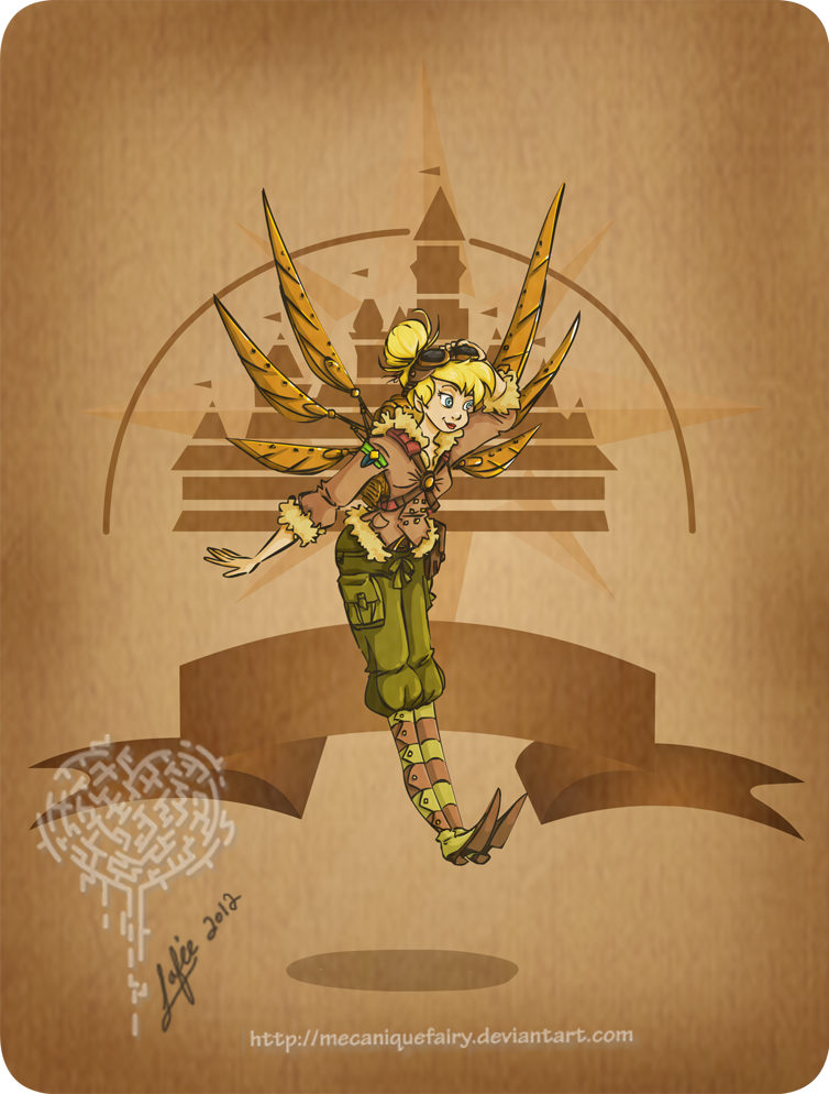Disney steampunk: Tinker Bell by MecaniqueFairy