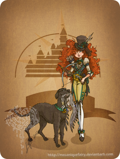 Disney steampunk: Merida by MecaniqueFairy
