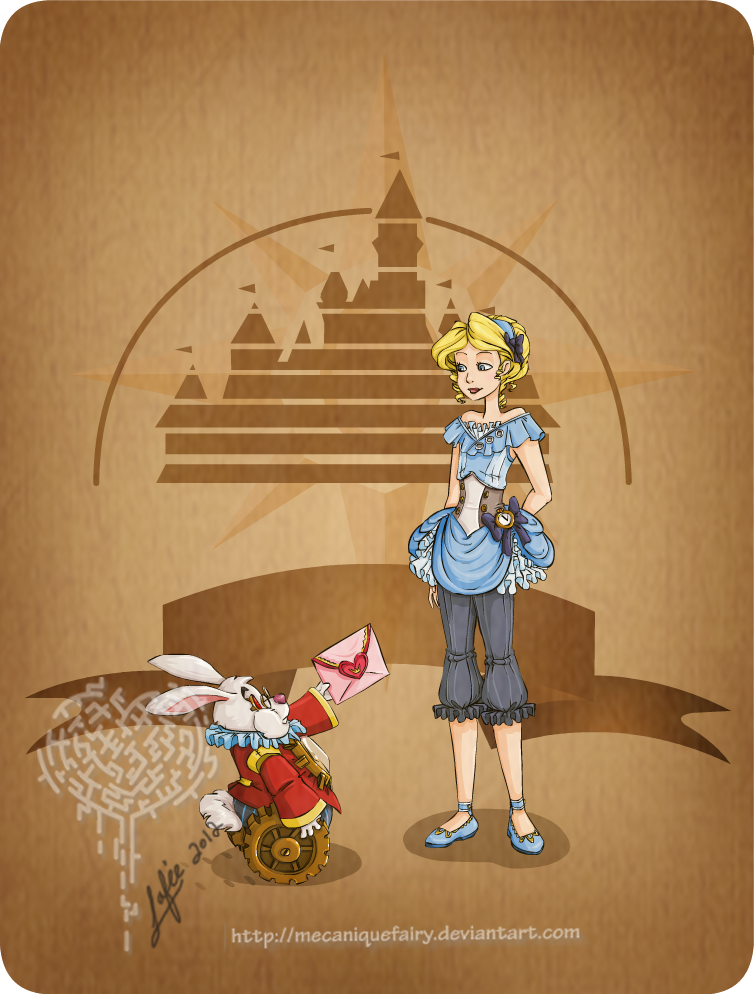 Disney steampunk: Alice by MecaniqueFairy