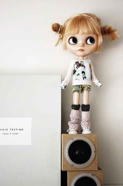 Blythe on the shelf