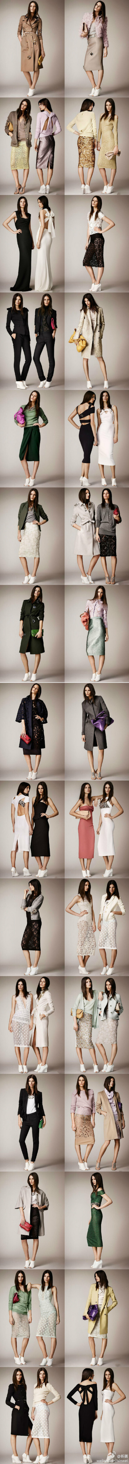 Burberry Prorsum Resort 2014 Lookbook~