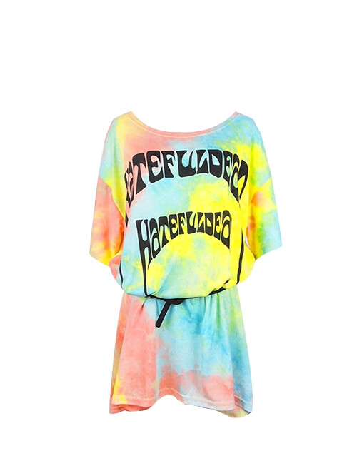 2014★PEEEACH★春夏新品/原宿/扎染/unif/dollskill/Tee/连衣裙