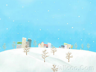 Painter 水彩风格 - 童话冬天插...