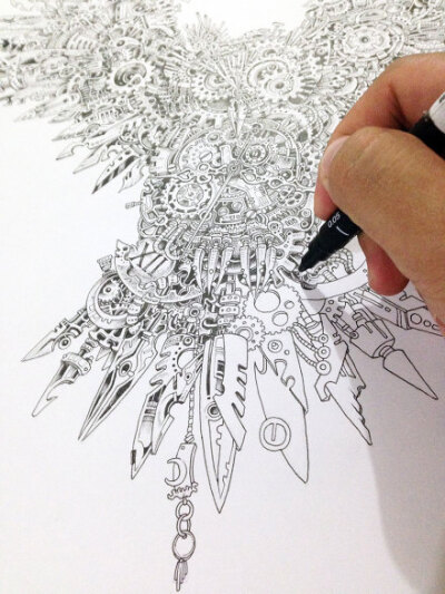 一支笔的绘画 | Kerby Rosanes