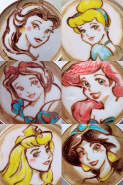Disney Princess Latte