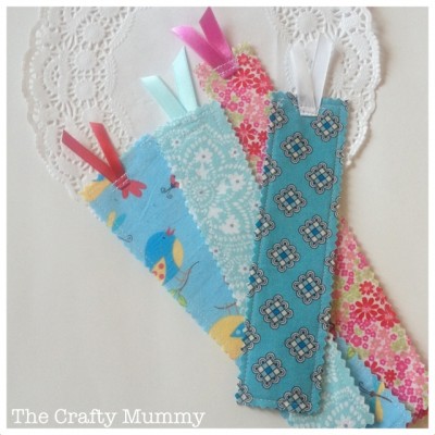 bookmarks scrap fabric