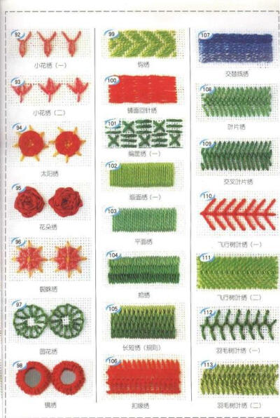 刺绣针法