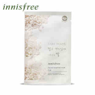 innisfree悦诗风吟大自然精华面膜-大米1片 美白提亮保湿 韩国