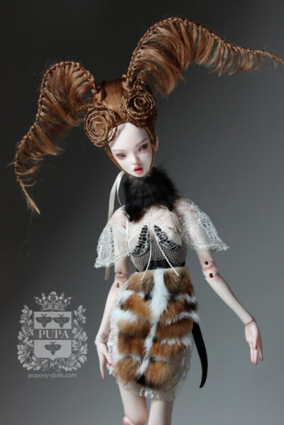 #bjd# popovy-dolls俩姐妹的人形，原来昆虫系列一定要装到标本框里，才能正真找到感觉