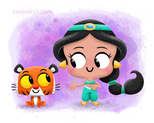 Jasmine and Rajah by xanderthurteen