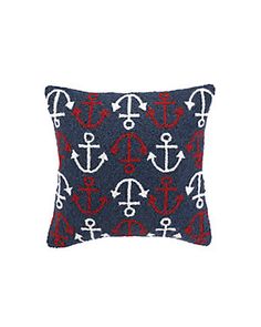 Peking Handicraft Ship Anchors Decorative Pillow