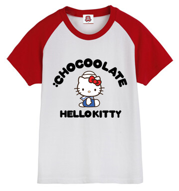 纯棉CHOCOOLATEX巧克力凯蒂猫hellokitty打底T恤kitty