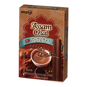 日本进口零食Meiji明治阿萨姆红茶牛奶巧克力条Assamchai