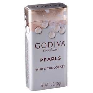 进口比利时名牌Godiva高迪瓦白巧克力豆克零食礼品现货