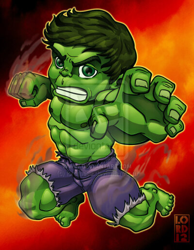 Speed Vector - Lil Hulk by lordmesa