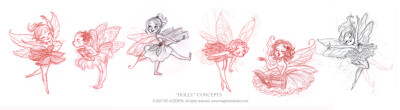 Fairy poses by imaginism