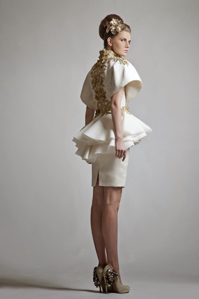 My Queen：Krikor Jabotain Spring / Summer 2014。——品牌礼服，精致礼服 曦 @晨曦小径