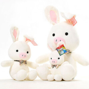 大号猪兔子公仔韩版毛绒玩具玩偶布娃娃儿童生日礼物女生抱枕