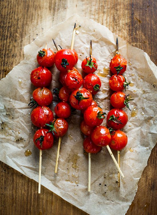 Grilled Tomato Skewe...