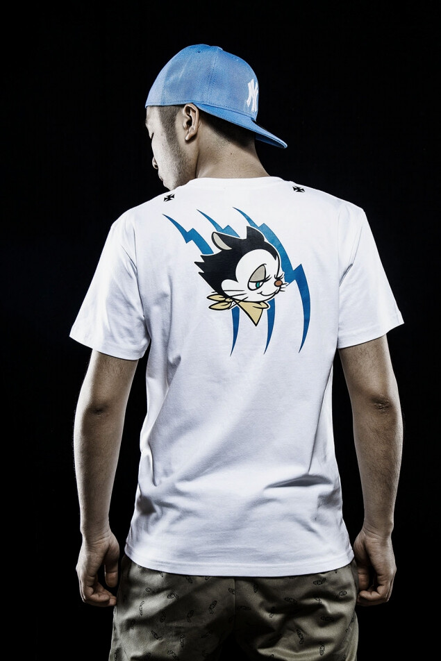 FuryAnimals 2014 FA Evolution Family系列PUSSY CAT玩味印花男款短T