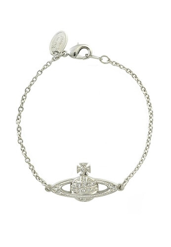 Mini Bas Relief Chain Bracelet Crystal