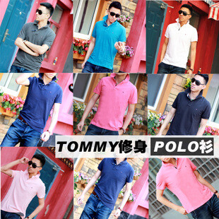 tommy男士短袖POLO衫