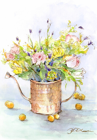 FLOWERS IN A JUG--Flowers(1)