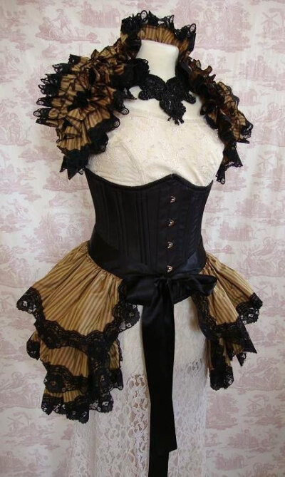 【Just For Girls】Underbust Corset （via：OpheliasFolly）