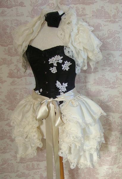 【Just For Girls】Underbust Corset （via：OpheliasFolly）