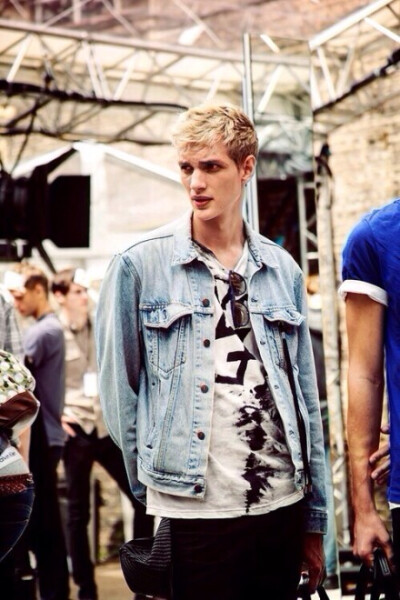 : Paul Boche, Rag &amp;amp; Bone backstage at LCM SS14, Image by Ieva Blazeviciute