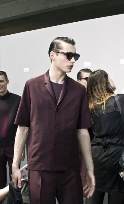 【Model】Adrien at Dior Homme S/S 2014 Backstage