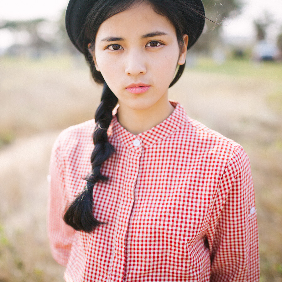 有晴夏装女装纯棉宽松大码a字格子短袖连衣裙女