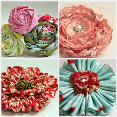 fabric flowers