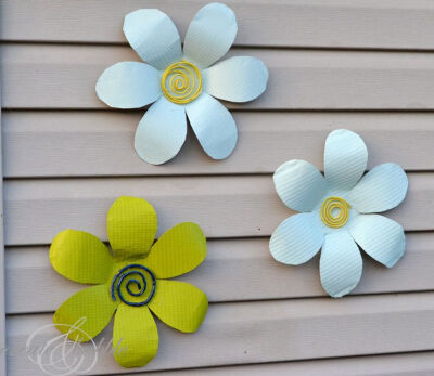 DIY Tin Flowers