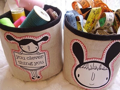 fabric buckets