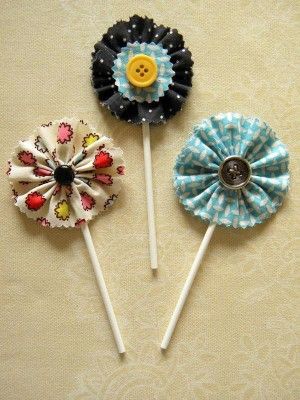 fabric flowers