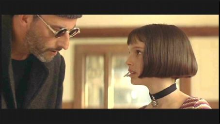 Leon (Jean Reno) and Mathilda (Natalie Portman) in The Professional.